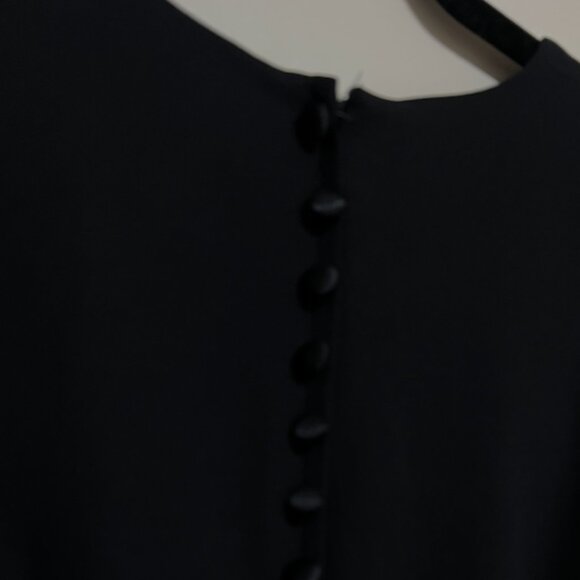 Donna Morgan Sleeveless Cocktail Dress SIZE: 6 BLACK Lace & Bead Sequin - Picture 6 of 7